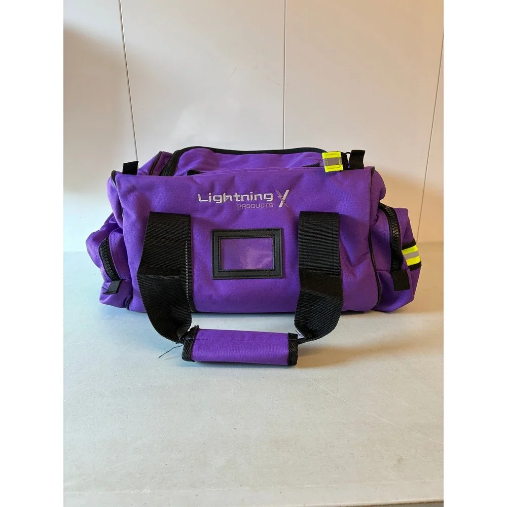 Lightning X Products Purple Medical Trauma Bag First Responder EMT Gear Bag